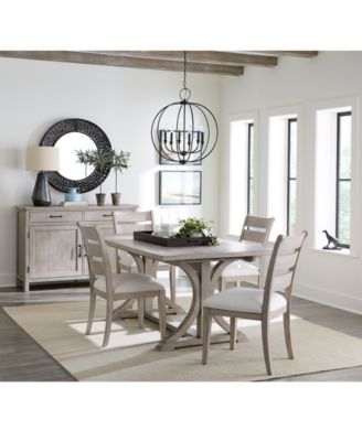 Furniture - Sadie 5-Pc. Rectangular Dining Set (Table & 4 Ladder Back Chairs)