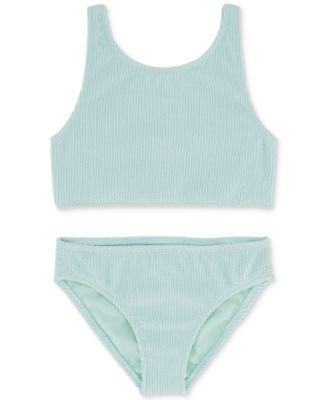 Roxy - Big Girls Crinkle Texture Two-Piece Swimsuit Set