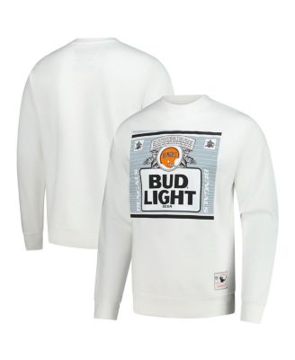 Mitchell & Ness - x Bud Light Men's White Cincinnati Bengals The Crest Pullover Sweatshirt