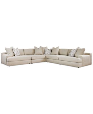 Furniture - Klarke 5-Pc. L Sectional With Deep Seating