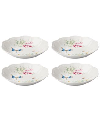 Butterfly Meadow Herbs Pasta Bowls, Set of 4 image