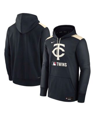 Nike - Men's Navy Minnesota Twins Authentic Collection Performance Pullover Hoodie