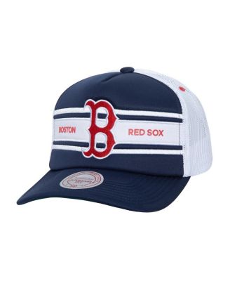 Mitchell & Ness - Men's Navy Boston Red Sox Sideline Trucker Adjustable Hat