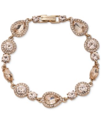 Givenchy - Mixed Crystal Halo Statement Flex Bracelet