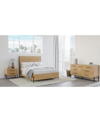 Linstead 3-Pc. Queen Panel Set (Bed, Dresser & Nightstand), Created for Macy's image