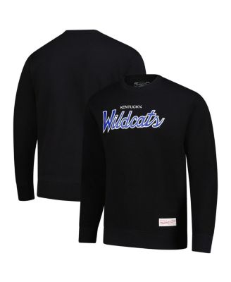 Mitchell & Ness - Men's Black Kentucky Wildcats Elite Script Pullover Sweatshirt