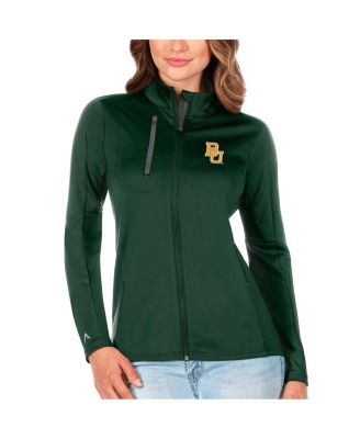 Antigua - Women's Green/Graphite Baylor Bears Generation Full-Zip Jacket