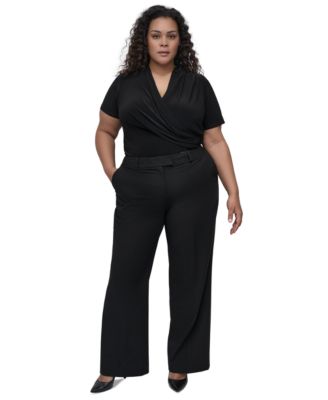DKNY - Plus Size Wide-Leg Pants