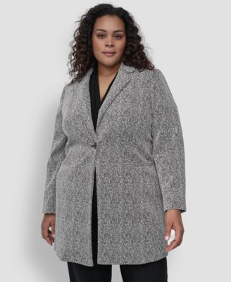 DKNY - Plus Size Double D Topper Blazer