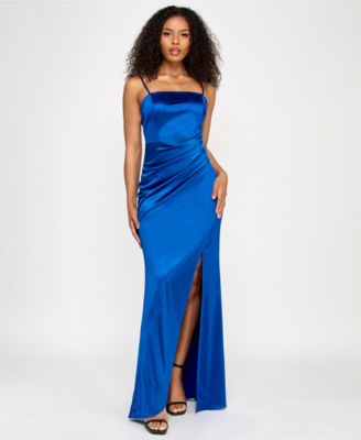 Emerald Sundae - Juniors' Pleated Gown