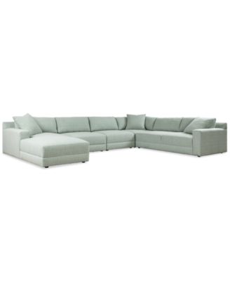 Furniture - Mayela 5-Pc. Fabric Chaise Sectional