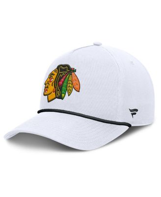 Fanatics - Men's White Chicago Blackhawks Rope A-Frame Adjustable Hat
