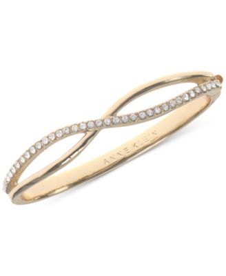 Crystal Crisscross Bangle Bracelet, Created for Macy's image