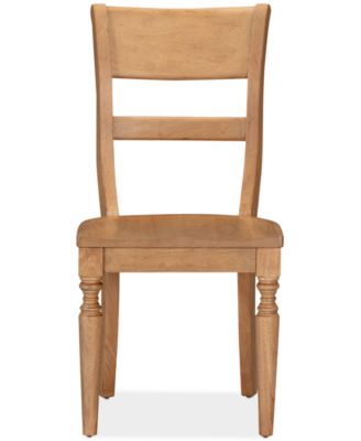 Willowmere Dining Chair with Wood Seat, Created for Macy's. image
