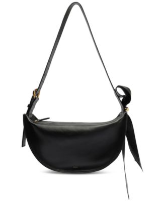 Arezzo - Large Leather Ornament Bow Crossbody