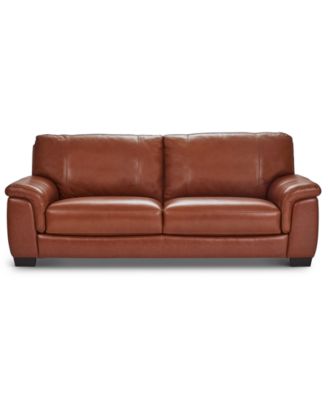 Furniture - Cobbie Leather 89" Sofa