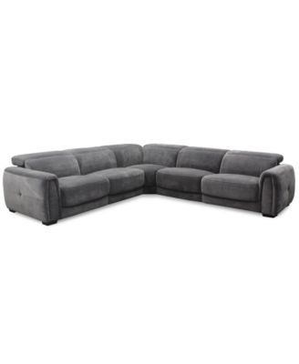 Brownell 5-Pc. L-Shape Sectional with 2 Power Motion Chairs, Exclusively at Macy's image