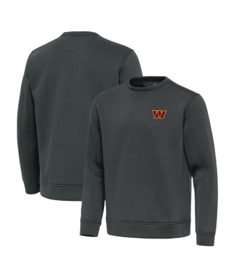 Antigua - Men's Pewter Washington Commanders Relevant Lightweight Pullover Sweatshirt