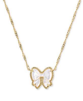 Kendra Scott - Haley Bow Short Pendant Necklace
