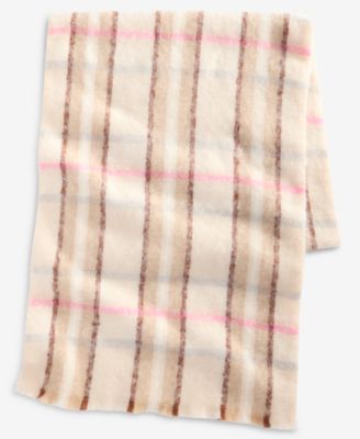 On 34th - Brushed Plaid Blanket Wrap
