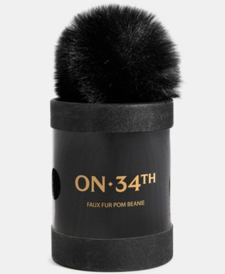 On 34th - Boxed Rib-Knit Beanie