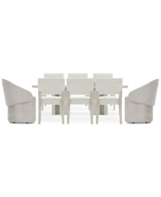 Bernhardt - Tempo 9-Pc. Set (Rectangular Table, 6 Side Chairs & 2 Caster Chairs)