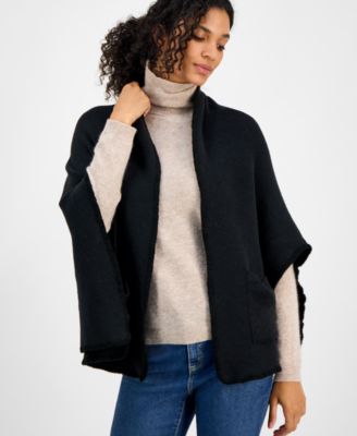 Style & Co - Solid Scarf Wrap With Pockets