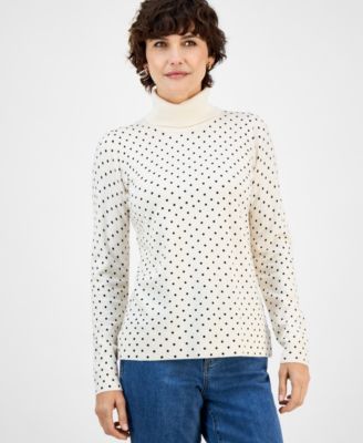 Style & Co - Women's Turtleneck Long-Sleeve Sweater