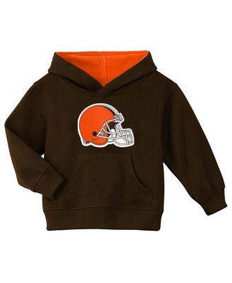 Outerstuff - Toddler Brown Cleveland Browns Prime Pullover Hoodie
