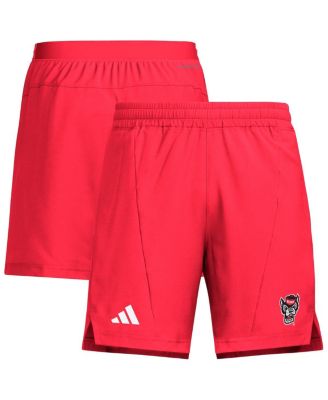 adidas - Men's Red NC State Wolfpack Program Woven Training Shorts