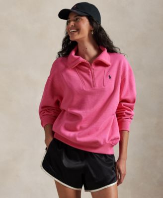 Polo Ralph Lauren - Women's Pink Pony Pull-On Sweatshirt