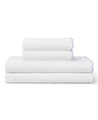 Scallop 300-Thread Count Cotton 4-Pc. Sheet Set, Queen image