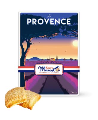Sacre Marcel - Provence Tin with Lemon Canistrelli Cookies, 3.5oz