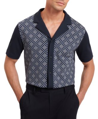 Ted Baker - Men's Danlibe Short Sleeve Argyle Shirt