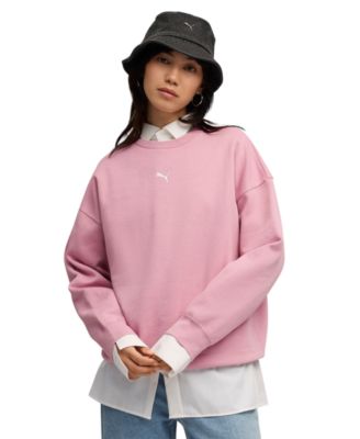 Puma - Women's Essential Oversized Crew Fleece Sweatshirt