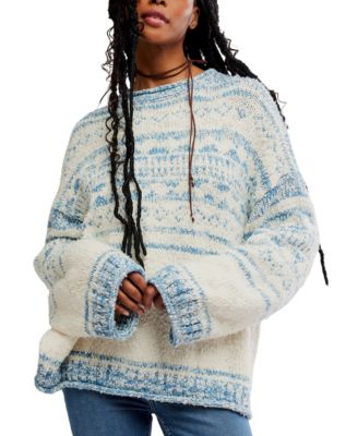 Free People - Women's Dani Pattern Oversized Sweater