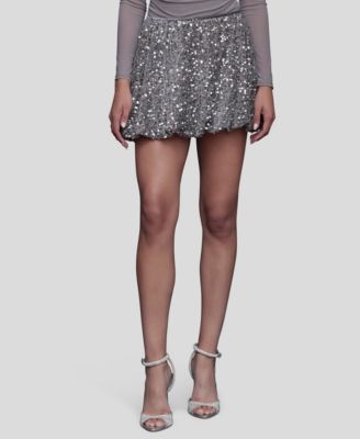 Avec Les Filles - Women's Bubble Mini Skirt