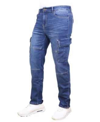 Blue Ice - Men's Stretch Cargo Pocket Jeans