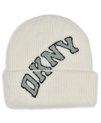 DKNY - Women's Varsity Knit Logo Beanie