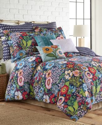 Home Night Garden Reversible 3-Pc. Comforter Set, Full/Queen image