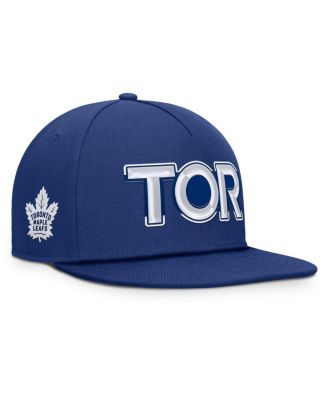 Fanatics - Men's Blue Toronto Maple Leaf's Authentic Pro Rink Team Code Snapback Hat