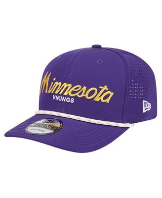 New Era - Men's Purple Minnesota Vikings Script 9SEVENTY Adjustable Hat