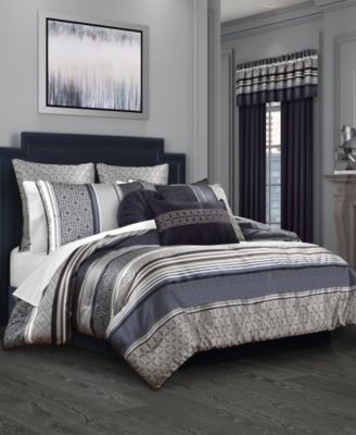 Carlisle Foulard 3-Pc. Comforter Set, Full/Queen image