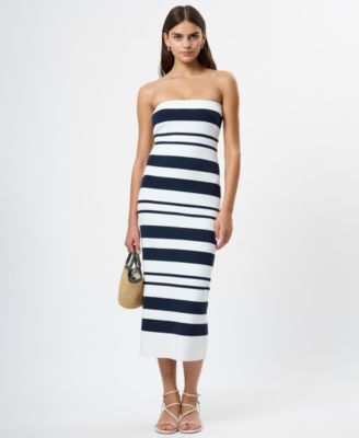 French Connection - Women's Strapless Pull-On Bodycon Dress