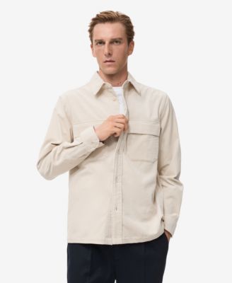 MANGO - Men's Corduroy Pockets Overshirt