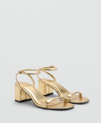 MANGO - Women's Block-Heel Strap Sandals