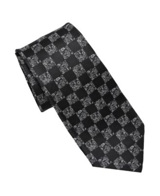 KARL LAGERFELD PARIS - Men's Sparkle Medallion Pattern Classic Tie
