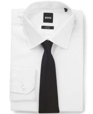 Hugo Boss - Men's Cotton Silk Structured Tie