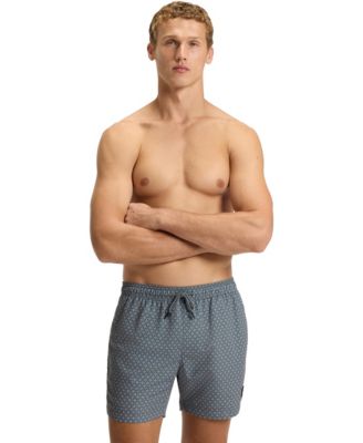 Hugo Boss - BOSS by  Men's Micro-Print Quick-Dry Swim Shorts