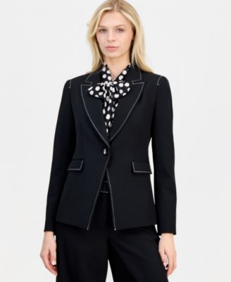 Tahari ASL - Petite One-Button Blazer